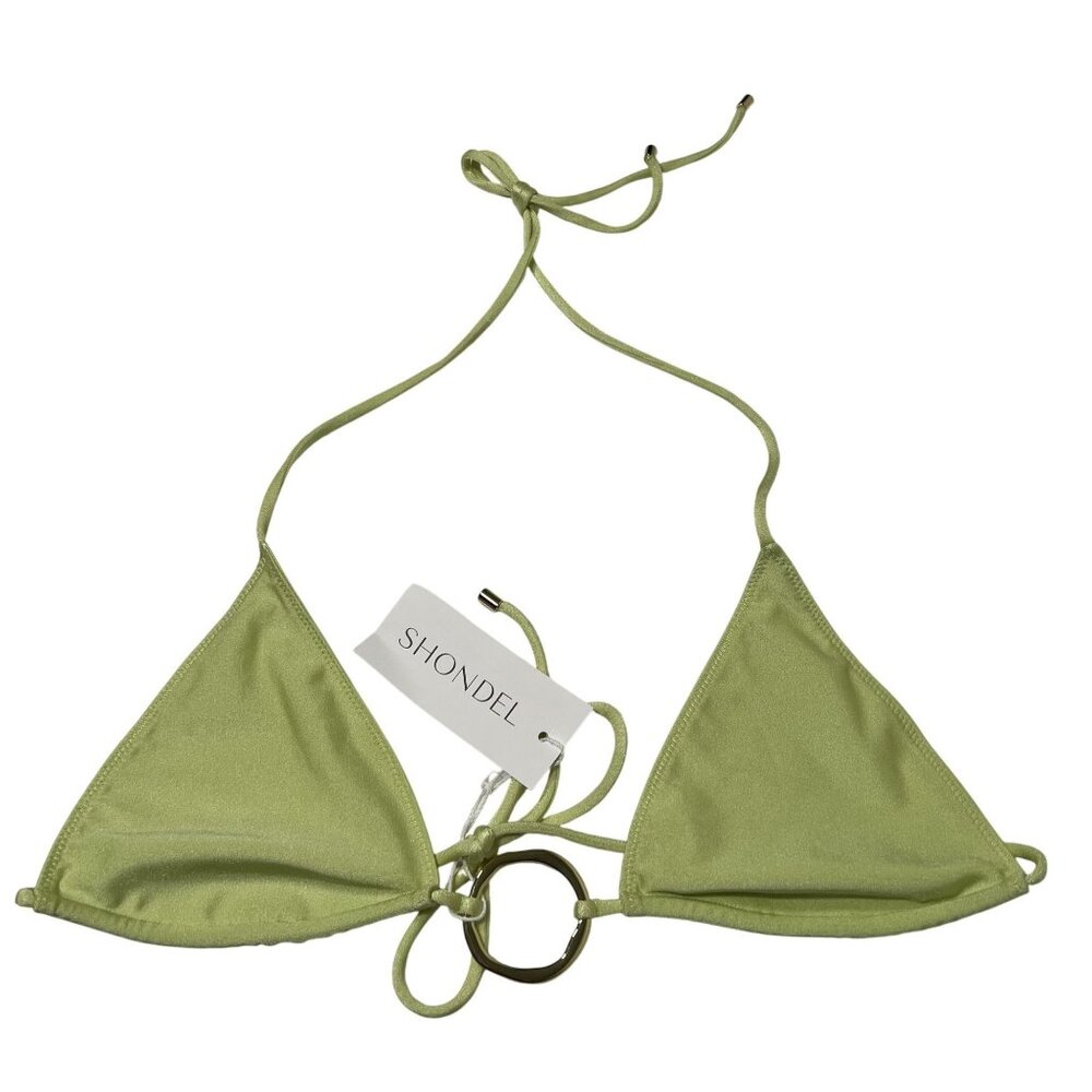 Shondel Triangle Bikini Top in Green